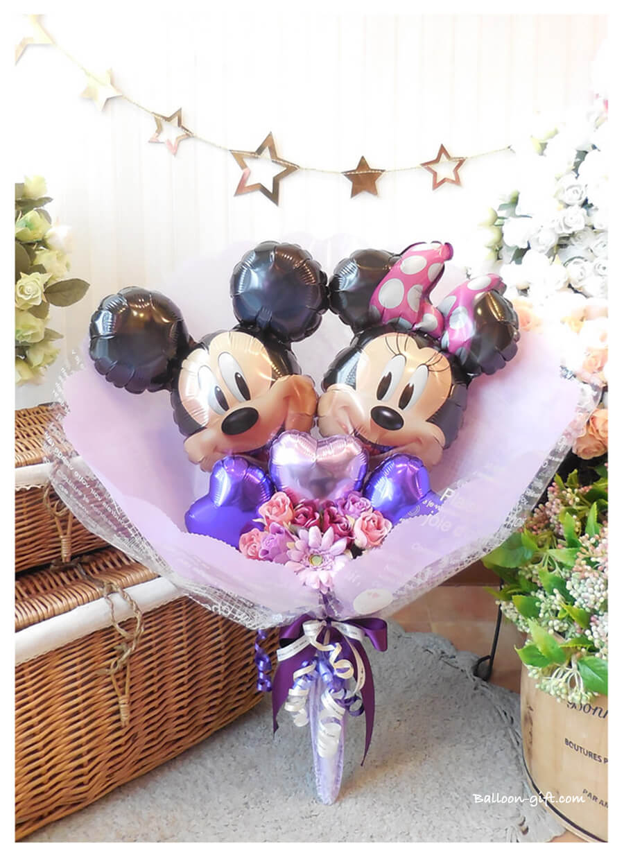 ミッキー・ミニー バルーンブーケ ビバーチェ｜結婚式・誕生日・発表会