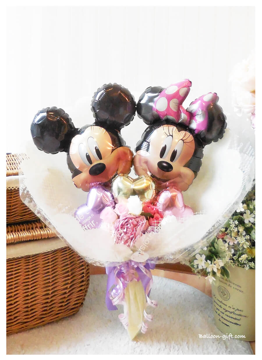 ミッキー・ミニー バルーンブーケ ビバーチェ｜結婚式・誕生日・発表会