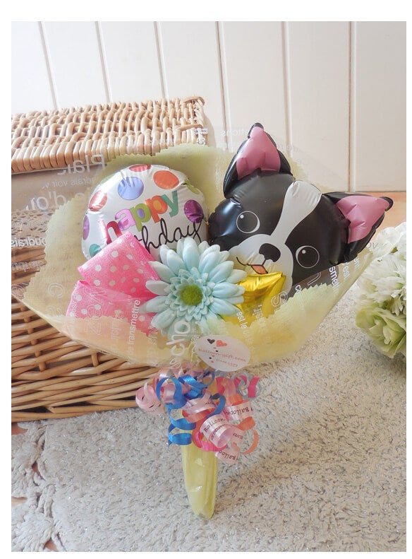 わんこ＆にゃんこ バルーンブーケ｜誕生日・発表会・卒園卒業に
