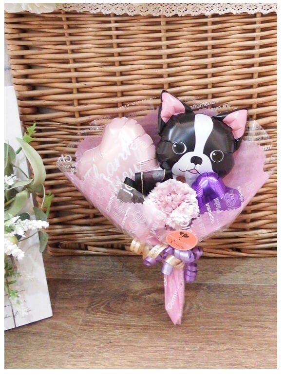 わんこ＆にゃんこ バルーンブーケ｜誕生日・発表会・卒園卒業に