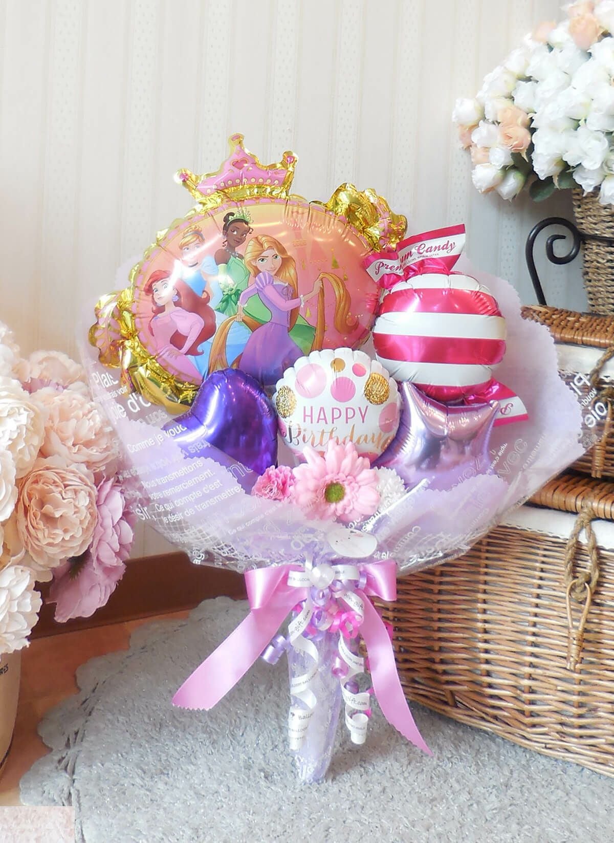 プリンセスいっぱいのワルツブーケ 誕生日や発表会のプレゼントに