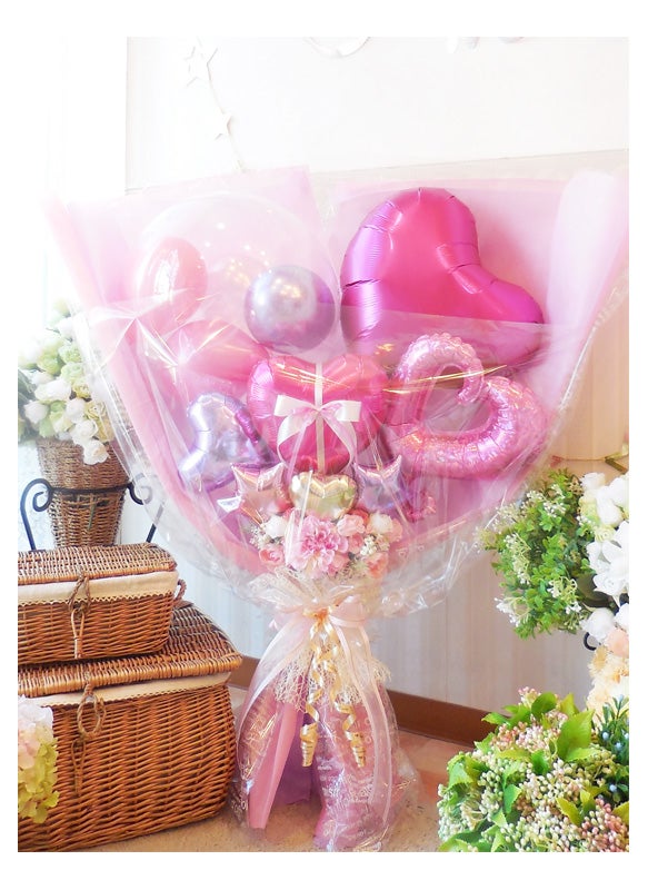 特大バルーンブーケ ジェニファー｜高さ95cmの抱える超ビッグ花束 誕生