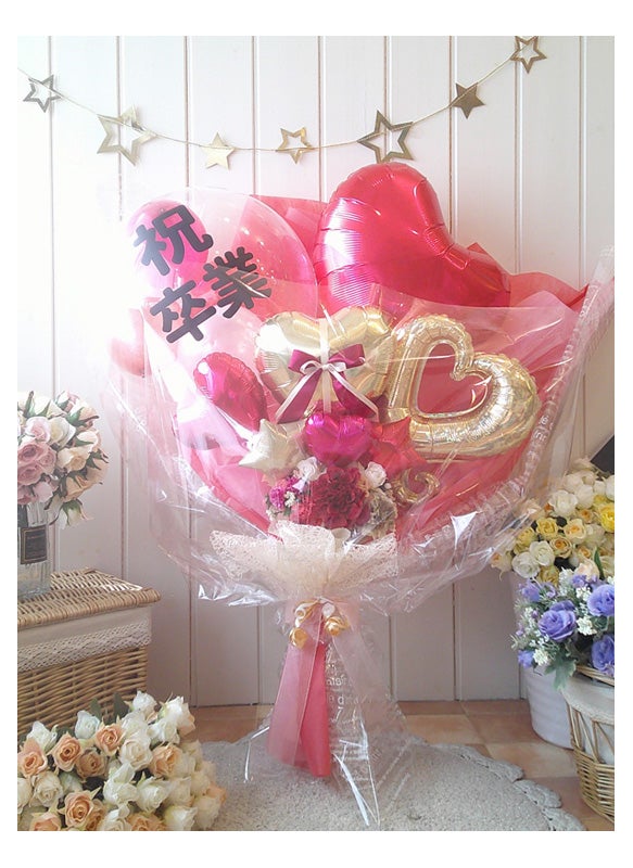 特大バルーンブーケ ジェニファー｜高さ95cmの抱える超ビッグ花束 誕生